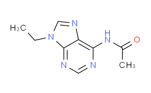 CAS No. 79644-91-0, N-(9-Ethyl-9H-purin-6-yl)acetamide