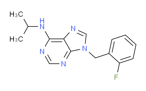 CAS No. 101154-89-6, 9-(2-Fluorobenzyl)-N-isopropyl-9H-purin-6-amine