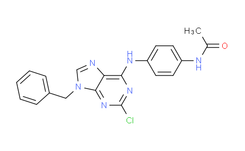 CAS No. 125802-54-2, N-(4-((9-Benzyl-2-chloro-9H-purin-6-yl)amino)phenyl)acetamide