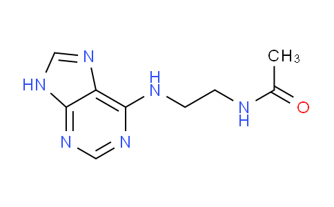CAS No. 7151-34-0, N-(2-((9H-Purin-6-yl)amino)ethyl)acetamide