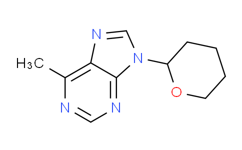 CAS No. 92001-73-5, 6-Methyl-9-(tetrahydro-2H-pyran-2-yl)-9H-purine