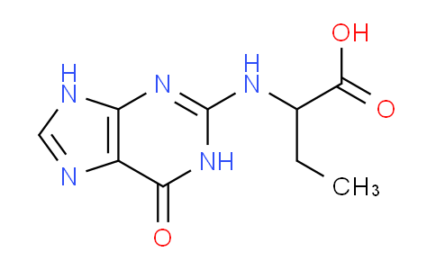 CAS No. 915723-18-1, 2-((6-Oxo-6,9-dihydro-1H-purin-2-yl)amino)butanoic acid