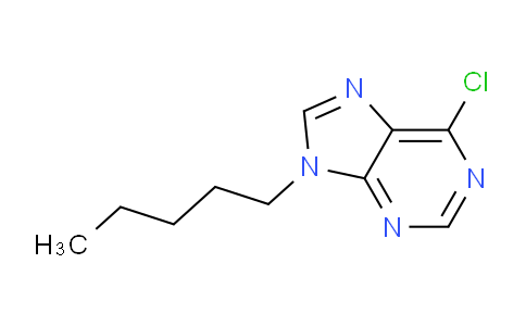 CAS No. 6627-31-2, 6-Chloro-9-pentyl-9H-purine