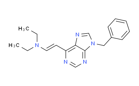 CAS No. 920503-60-2, (E)-2-(9-Benzyl-9H-purin-6-yl)-N,N-diethylethenamine