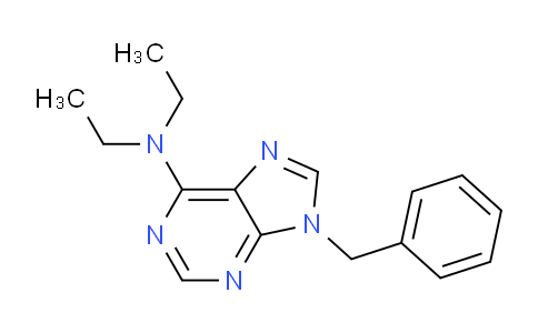 CAS No. 64456-05-9, 9-Benzyl-N,N-diethyl-9H-purin-6-amine