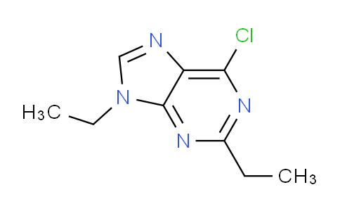 CAS No. 5466-13-7, 6-Chloro-2,9-diethyl-9H-purine