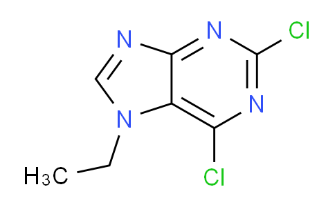 CAS No. 190654-80-9, 2,6-Dichloro-7-ethyl-7H-purine