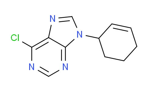 CAS No. 91066-65-8, 6-Chloro-9-(cyclohex-2-en-1-yl)-9H-purine