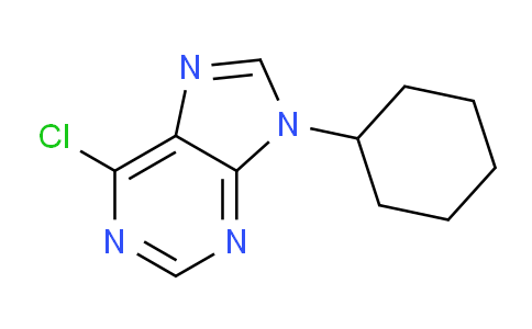 CAS No. 5452-41-5, 6-Chloro-9-cyclohexyl-9H-purine