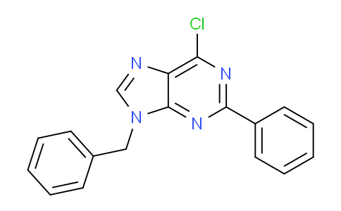 CAS No. 176515-40-5, 9-Benzyl-6-chloro-2-phenyl-9H-purine