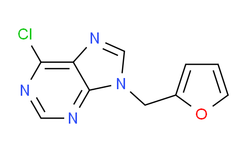 CAS No. 17801-48-8, 6-Chloro-9-(furan-2-ylmethyl)-9H-purine