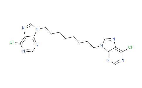 CAS No. 139120-35-7, 1,8-Bis(6-chloro-9H-purin-9-yl)octane