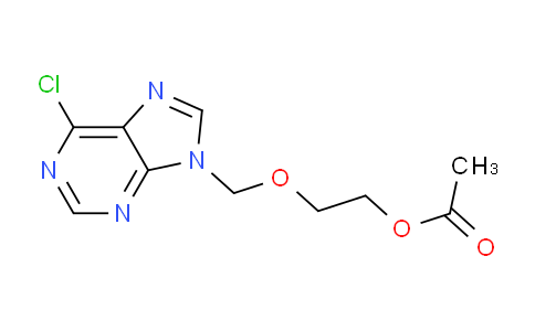 CAS No. 81777-47-1, 2-((6-Chloro-9H-purin-9-yl)methoxy)ethyl acetate