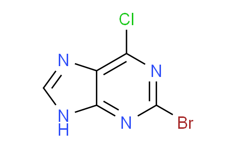 CAS No. 500797-85-3, 2-Bromo-6-chloro-9H-purine