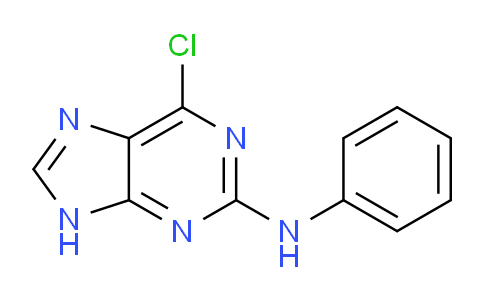 CAS No. 114300-74-2, 6-Chloro-N-phenyl-9H-purin-2-amine