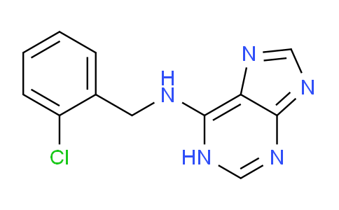 CAS No. 20366-86-3, N-(2-Chlorobenzyl)-1H-purin-6-amine
