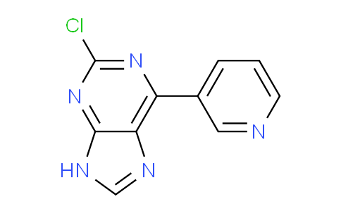 CAS No. 918537-08-3, 2-Chloro-6-(pyridin-3-yl)-9H-purine