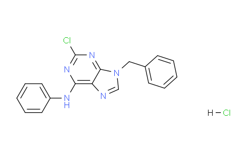 CAS No. 125802-43-9, 9-Benzyl-2-chloro-N-phenyl-9H-purin-6-amine hydrochloride