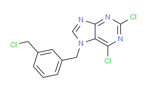 CAS No. 924904-13-2, 2,6-Dichloro-7-(3-(chloromethyl)benzyl)-7H-purine