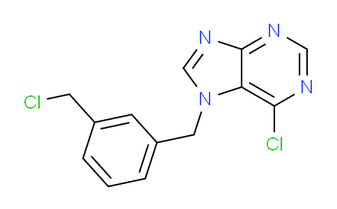 CAS No. 924904-12-1, 6-Chloro-7-(3-(chloromethyl)benzyl)-7H-purine