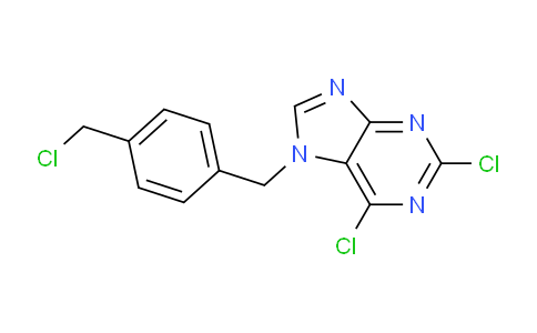 CAS No. 924904-16-5, 2,6-Dichloro-7-(4-(chloromethyl)benzyl)-7H-purine
