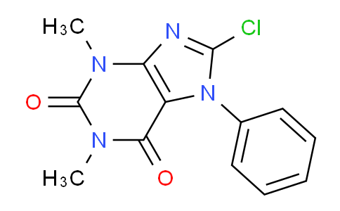 CAS No. 963-42-8, 8-Chloro-1,3-dimethyl-7-phenyl-1H-purine-2,6(3H,7H)-dione