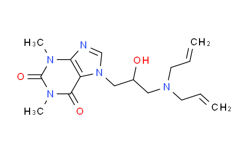 CAS No. 5096-27-5, 7-(3-(Diallylamino)-2-hydroxypropyl)-1,3-dimethyl-1H-purine-2,6(3H,7H)-dione
