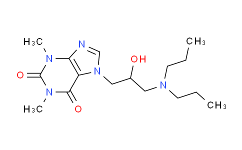 CAS No. 5096-26-4, 7-(3-(Dipropylamino)-2-hydroxypropyl)-1,3-dimethyl-1H-purine-2,6(3H,7H)-dione
