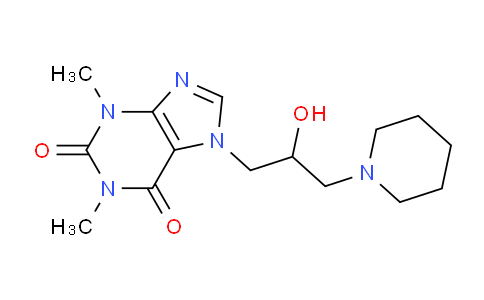 CAS No. 7532-45-8, 7-(2-Hydroxy-3-(piperidin-1-yl)propyl)-1,3-dimethyl-1H-purine-2,6(3H,7H)-dione
