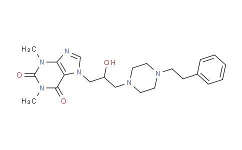 CAS No. 19971-99-4, 7-(2-Hydroxy-3-(4-phenethylpiperazin-1-yl)propyl)-1,3-dimethyl-1H-purine-2,6(3H,7H)-dione