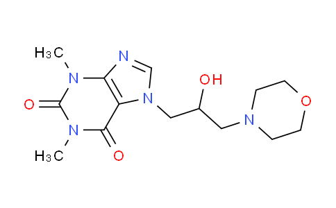 CAS No. 5135-94-4, 7-(2-Hydroxy-3-morpholinopropyl)-1,3-dimethyl-1H-purine-2,6(3H,7H)-dione