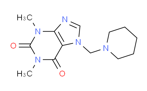 CAS No. 4873-93-2, 1,3-Dimethyl-7-(piperidin-1-ylmethyl)-1H-purine-2,6(3H,7H)-dione