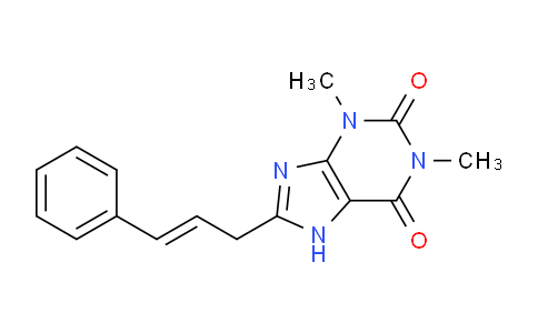 CAS No. 74039-67-1, 8-Cinnamyl-1,3-dimethyl-1H-purine-2,6(3H,7H)-dione