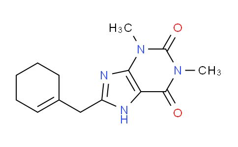 CAS No. 74039-69-3, 8-(Cyclohex-1-en-1-ylmethyl)-1,3-dimethyl-1H-purine-2,6(3H,7H)-dione
