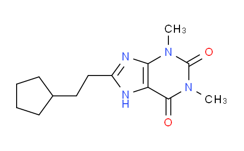 CAS No. 74039-71-7, 8-(2-Cyclopentylethyl)-1,3-dimethyl-1H-purine-2,6(3H,7H)-dione