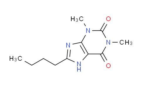 CAS No. 35873-40-6, 8-Butyl-1,3-dimethyl-1H-purine-2,6(3H,7H)-dione