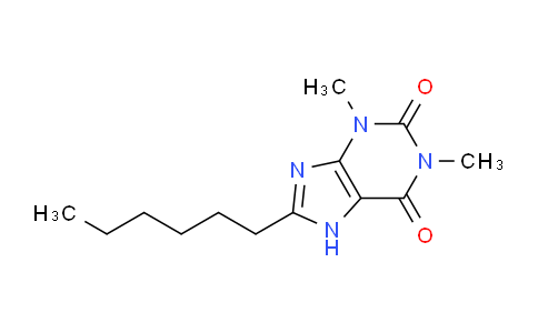 CAS No. 5429-37-8, 8-Hexyl-1,3-dimethyl-1H-purine-2,6(3H,7H)-dione