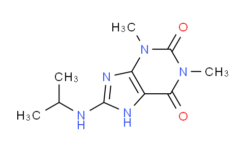 CAS No. 73908-78-8, 8-(Isopropylamino)-1,3-dimethyl-1H-purine-2,6(3H,7H)-dione