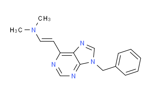 CAS No. 920503-61-3, (E)-2-(9-Benzyl-9H-purin-6-yl)-N,N-dimethylethenamine