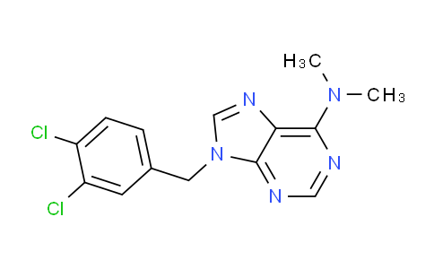 CAS No. 112089-16-4, 9-(3,4-Dichlorobenzyl)-N,N-dimethyl-9H-purin-6-amine