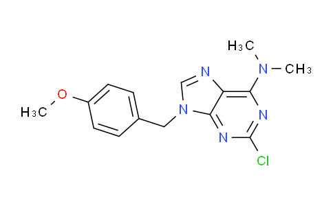 CAS No. 115204-59-6, 2-Chloro-9-(4-methoxybenzyl)-N,N-dimethyl-9H-purin-6-amine