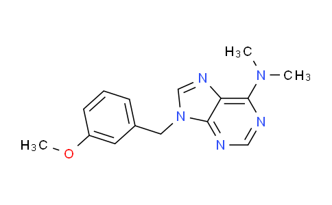 CAS No. 112089-19-7, 9-(3-Methoxybenzyl)-N,N-dimethyl-9H-purin-6-amine