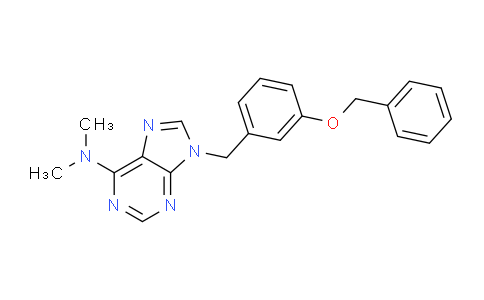 CAS No. 112089-22-2, 9-(3-(Benzyloxy)benzyl)-N,N-dimethyl-9H-purin-6-amine
