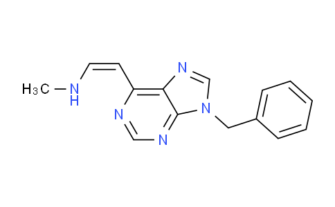 CAS No. 920503-64-6, (Z)-2-(9-Benzyl-9H-purin-6-yl)-N-methylethenamine
