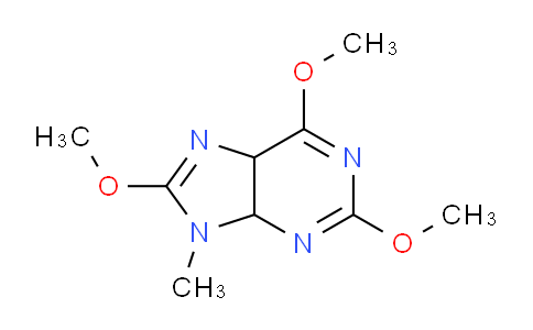 CAS No. 817631-49-5, 2,6,8-Trimethoxy-9-methyl-5,9-dihydro-4H-purine