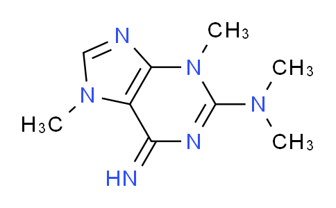CAS No. 801194-39-8, 6-Imino-N,N,3,7-tetramethyl-6,7-dihydro-3H-purin-2-amine