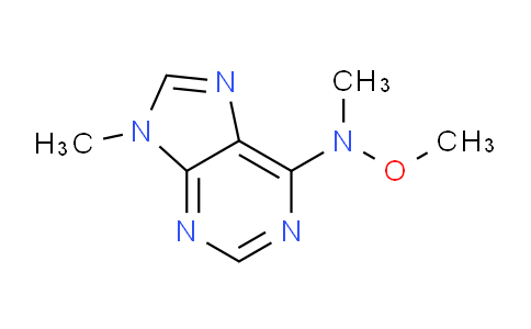 CAS No. 89204-70-6, N,O-Dimethyl-N-(9-methyl-9H-purin-6-yl)hydroxylamine