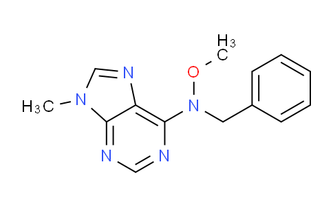 CAS No. 78030-70-3, N-Benzyl-O-methyl-N-(9-methyl-9H-purin-6-yl)hydroxylamine