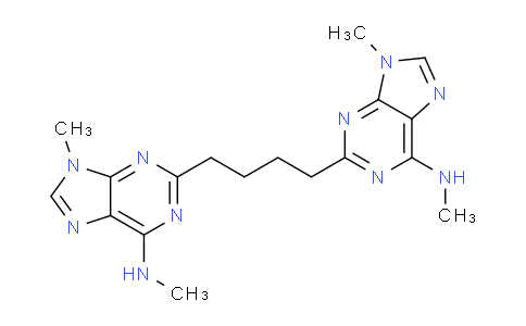 CAS No. 93288-47-2, 2,2'-(Butane-1,4-diyl)bis(N,9-dimethyl-9H-purin-6-amine)