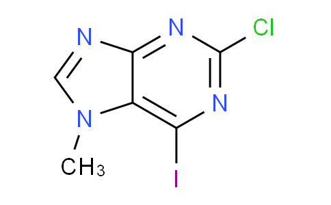 CAS No. 88059-43-2, 2-Chloro-6-iodo-7-methyl-7H-purine
